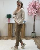 Pull jamais normal beige