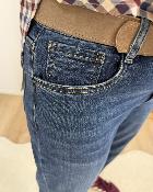 Jean Mom strass