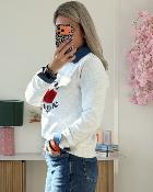 Sweat bisou magique gris