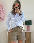 Chemise Gwladys bleue