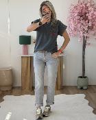 Tee shirt Amor gris