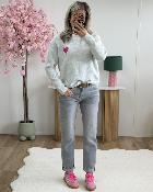 Pull sweet club gris