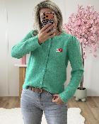 Gilet keep smile vert