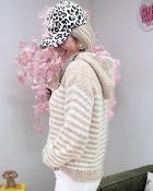 Sweat en maille beige