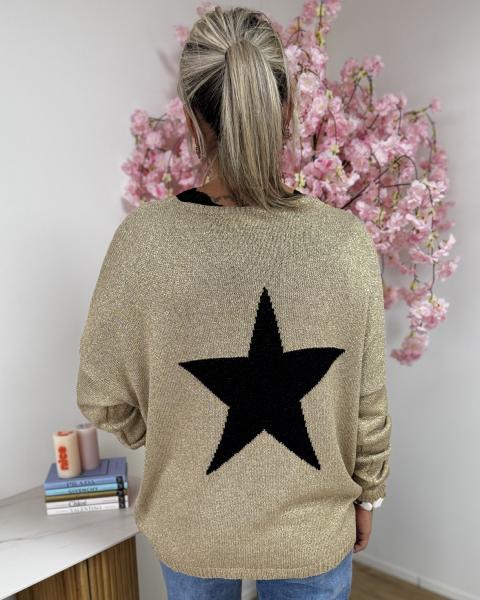 Pull Lurex or noir