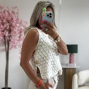Pull Elsa blanc