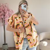 Veste Kimono beige