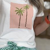 Tee shirt Jade saumon