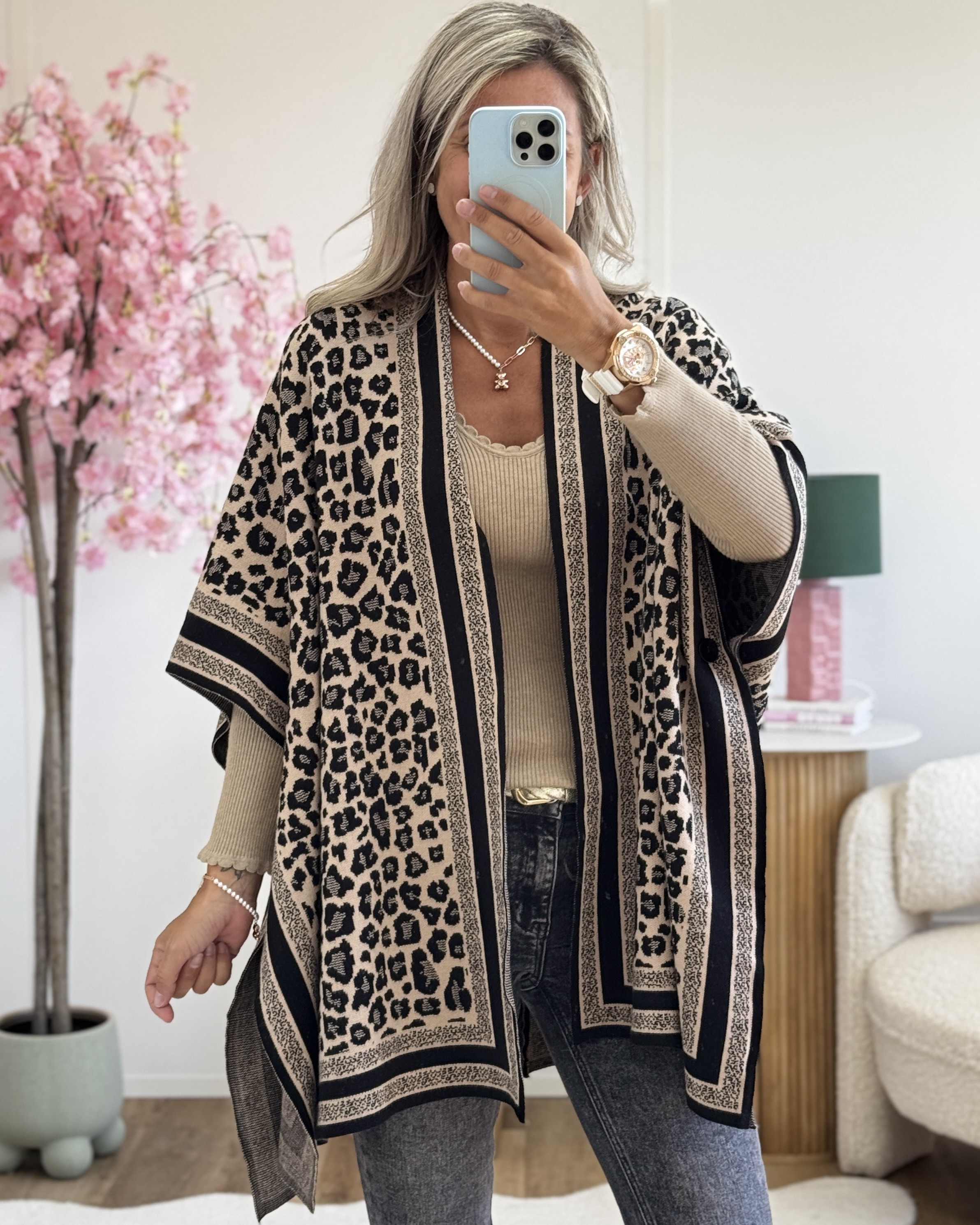 Gilet poncho leo