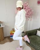 Sweat Dolce vita blanc