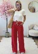 Pantalon Paula rouge