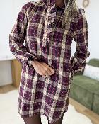 Robe Elodie bordeaux