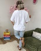 Tee shirt doggy saumon