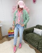 Gilet good vibes vert