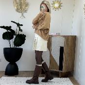 Jupe short Brandy ecru