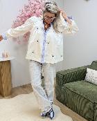 Chemise eyes sequins