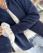 Sous pull dentelle blanc