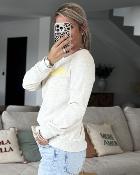 Sweat Amour jaune