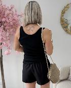 Jupe short Mona noire