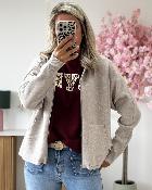 Tee shirt Karine bordeaux