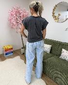 Tee shirt ciao bella gris