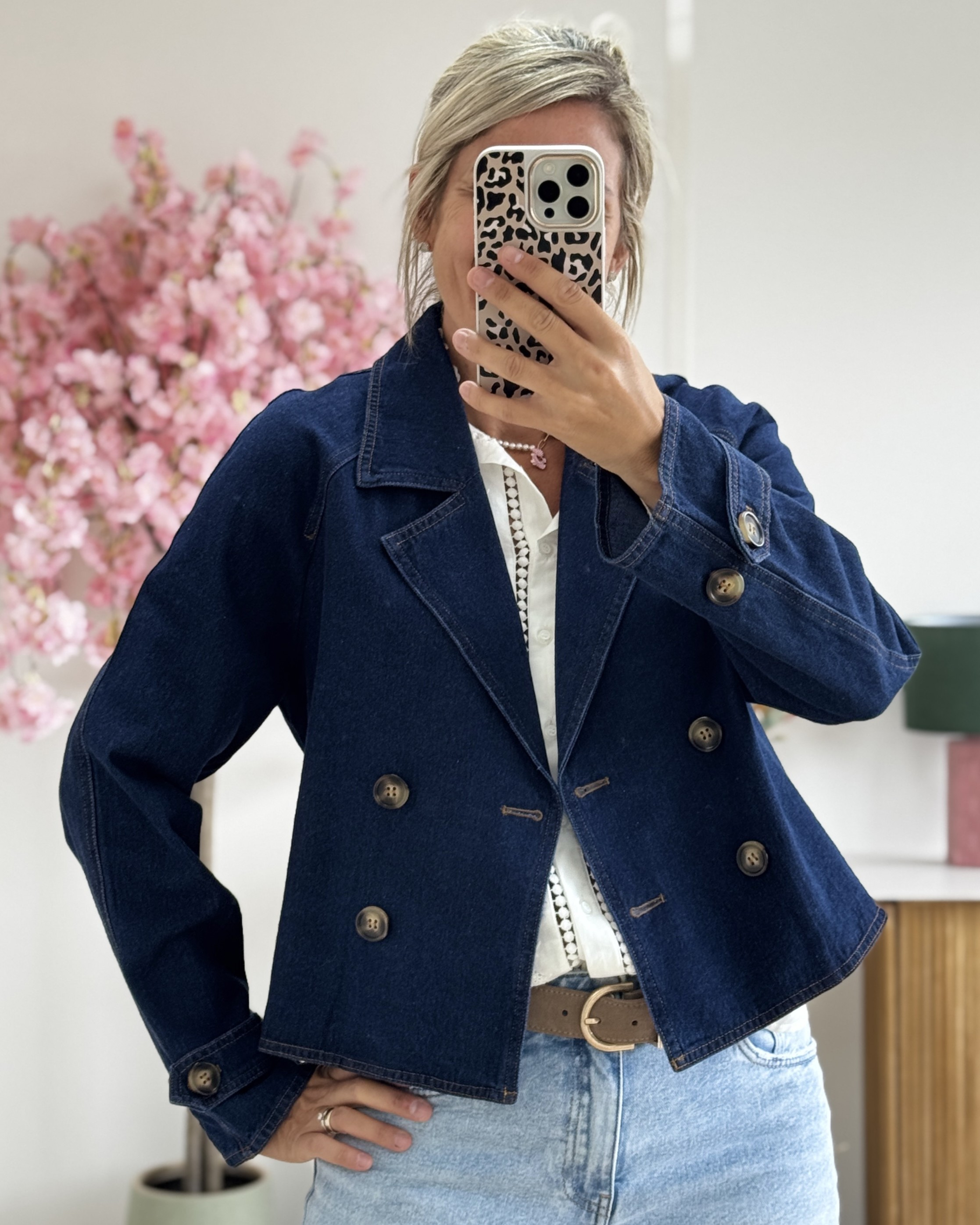 Paletot bleu foncé