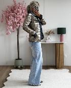 Doudoune bi jeans