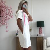 Robe éponge blanc