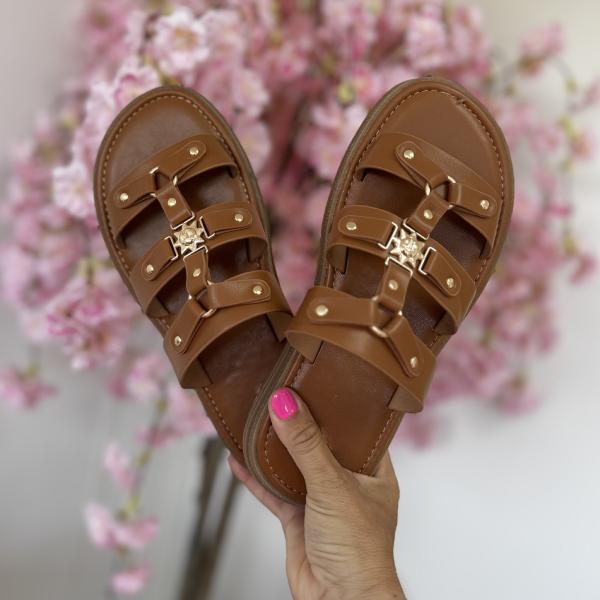 Sandales Amandine camel