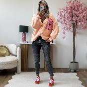 Gilet Soleil saumon
