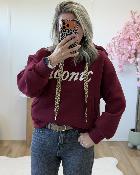 Sweat Iconic bordeaux