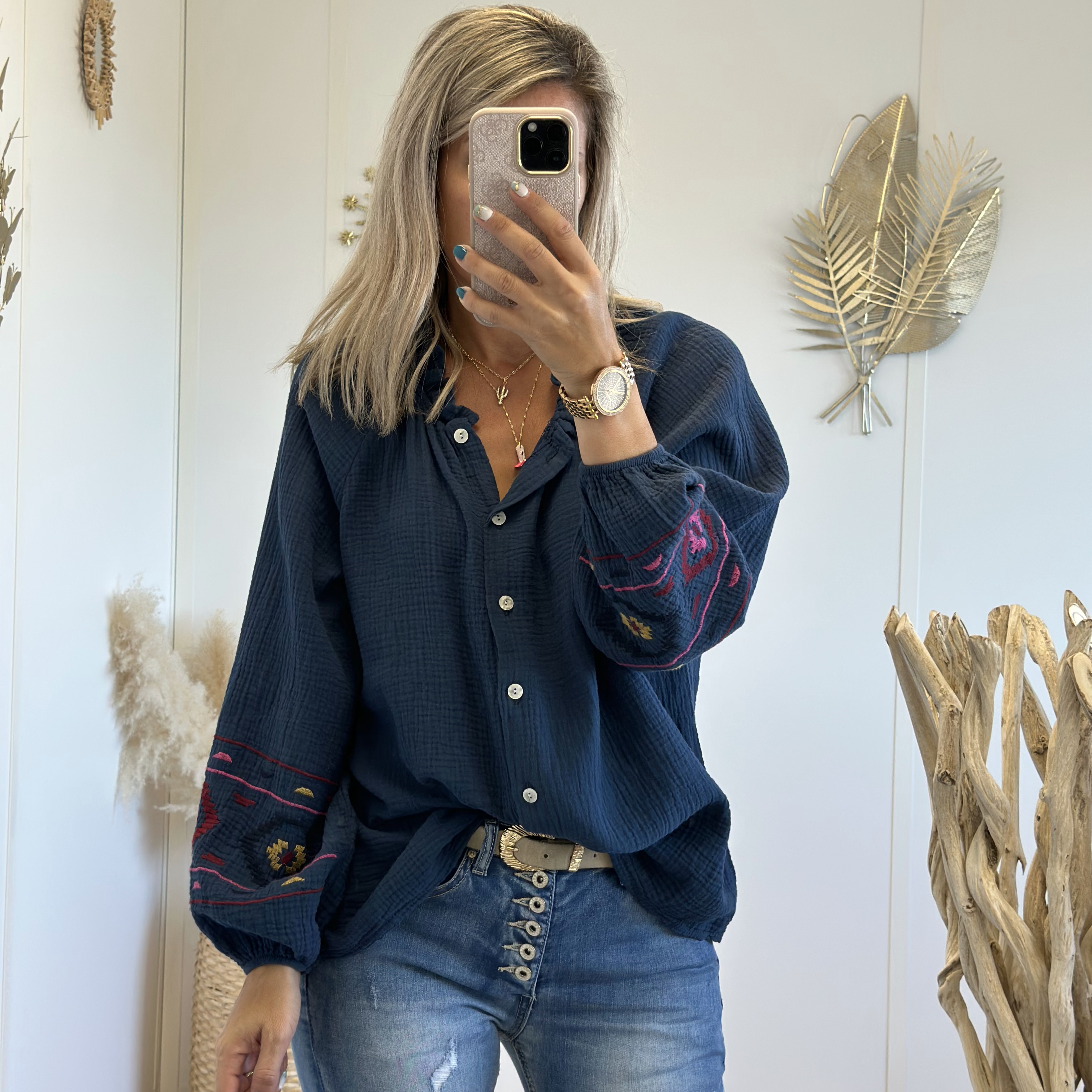 Chemise Tom marine