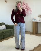 Pull Solene bordeaux