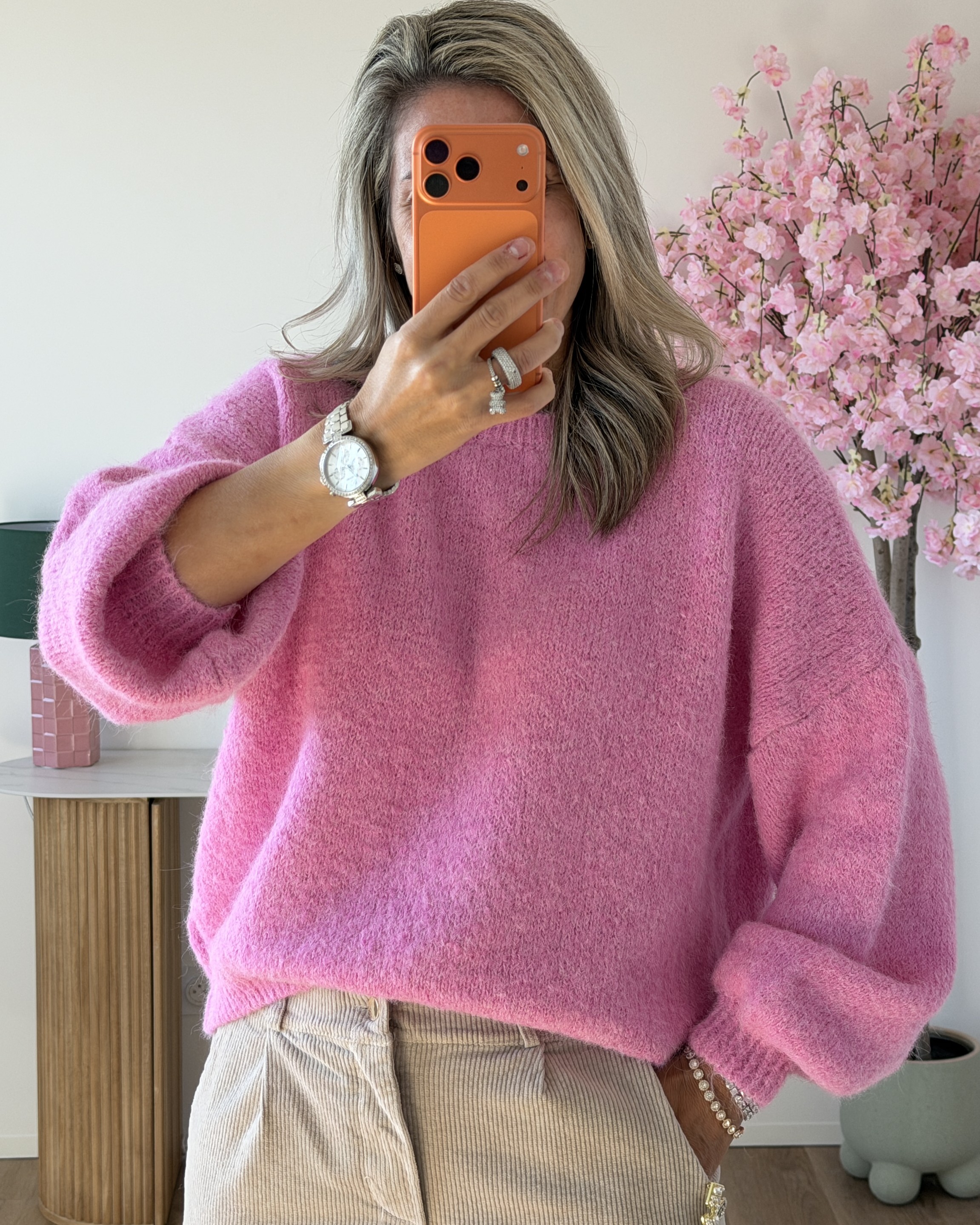 Pull Mahé rose