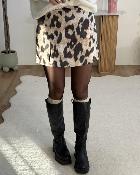 Jupe short leopard (du 34 au 40)