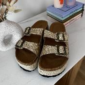 Mules pailletées