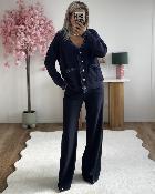 Pantalon à pince marine