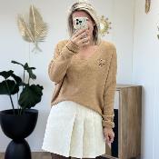 Jupe short Brandy ecru