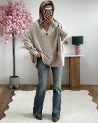 Pull Lison beige