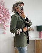 Blazer Lucia kaki
