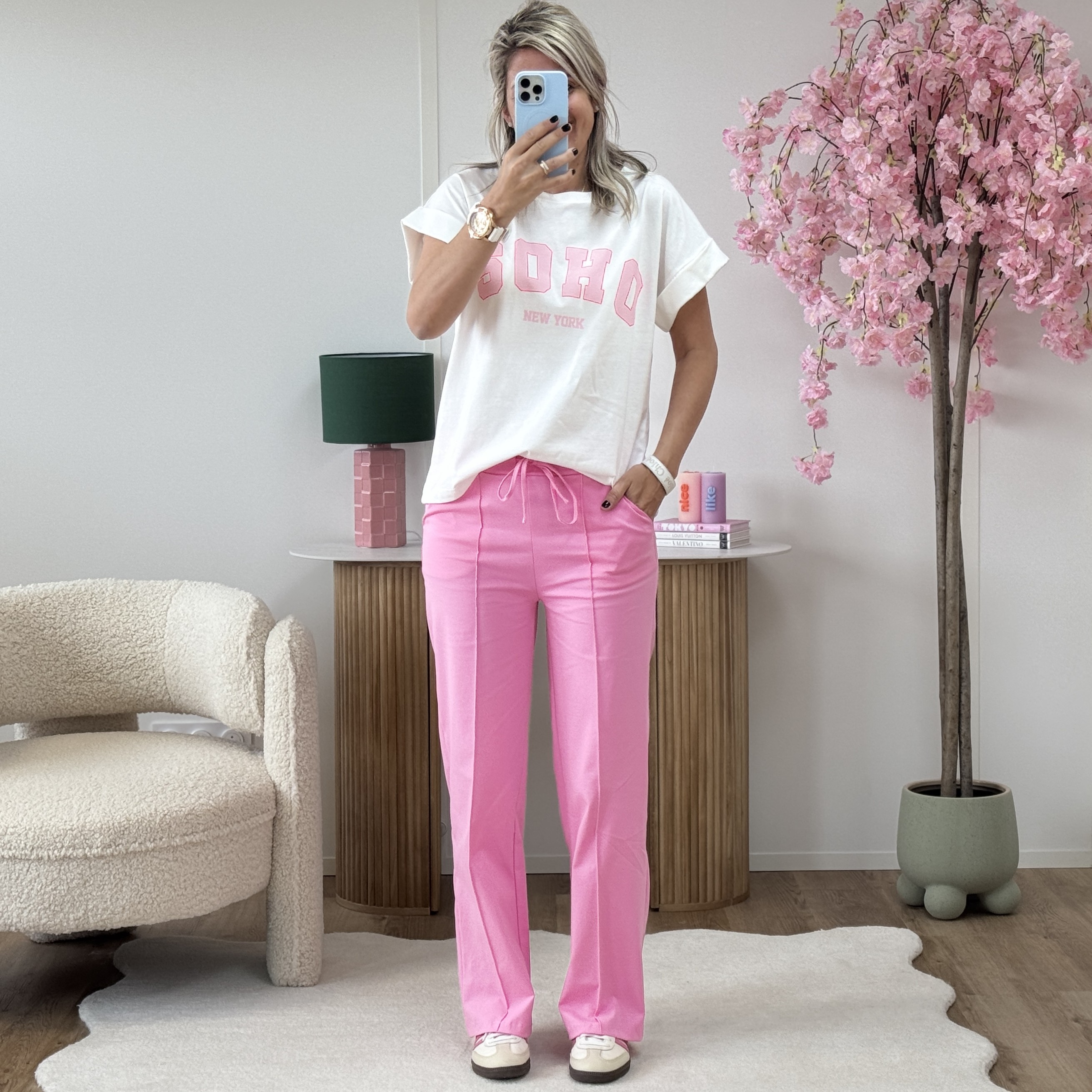 Pantalon Noah rose