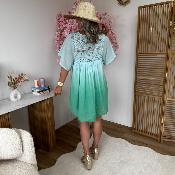 Robe Chloe turquoise
