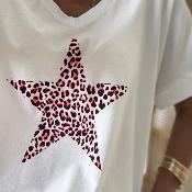 Tee shirt Lou noir rose
