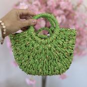 Sac papier vert