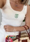 Debardeur love vert