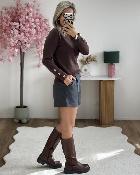 Short Cleo gris