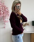 Pull Balou bordeaux