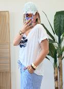 Tee shirt amour soleil bleu