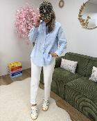 Chemise Strass bleue