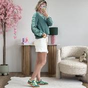 Jupe short en jeans Gaelle